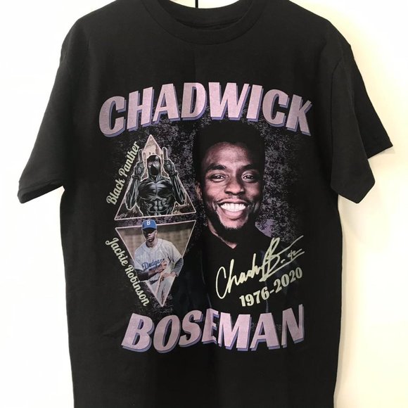 Chadwick Boseman Nostalgia Vintage T-Shirt - Picture 3 of 4